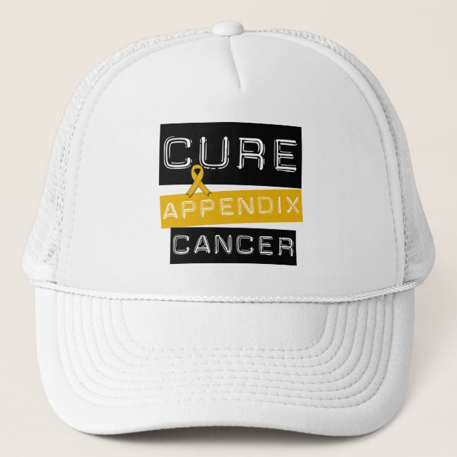 CURE Tillägg Cancer Truckerkeps (Framsida)