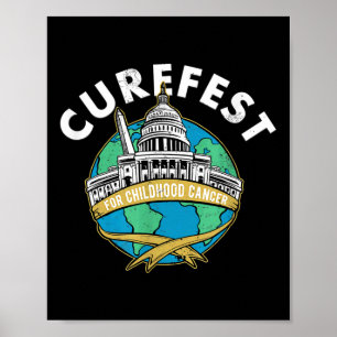 Curefest Barncancer Curefest runt världen Poster