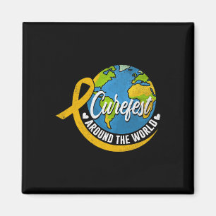 Curefest runt hela världen barncancer magnet