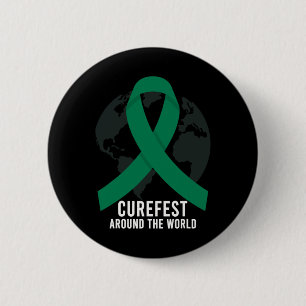 Curefest Värld runt Liver Cancer Awareness W Knapp