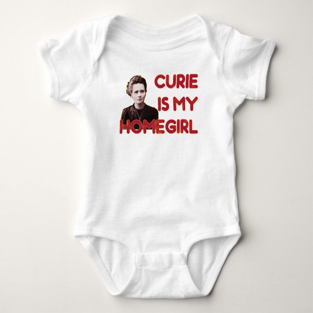 Curie är min hemflicka tee (Framsida)