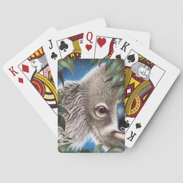 Curios Koala Casinokort (Baksidan)