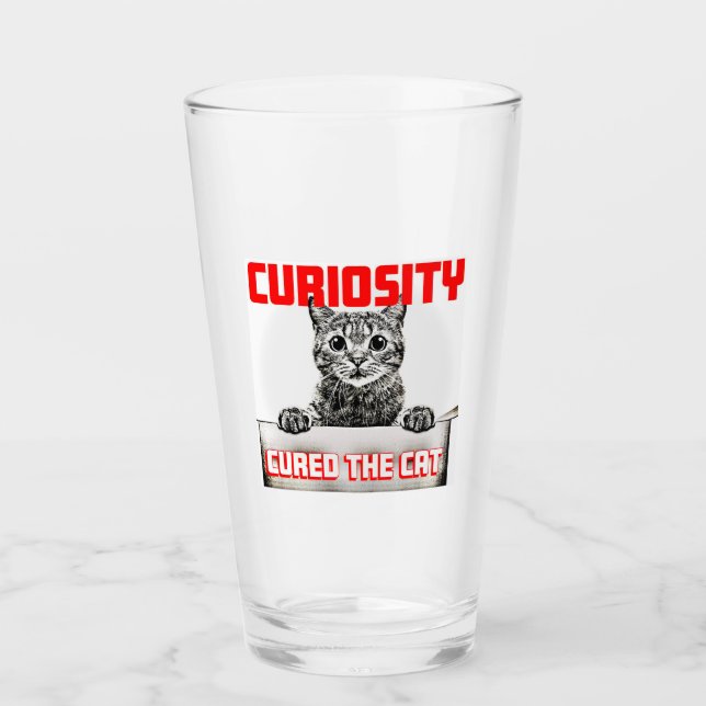Curiosity Cured the Cat Glaskopp (Framsida)