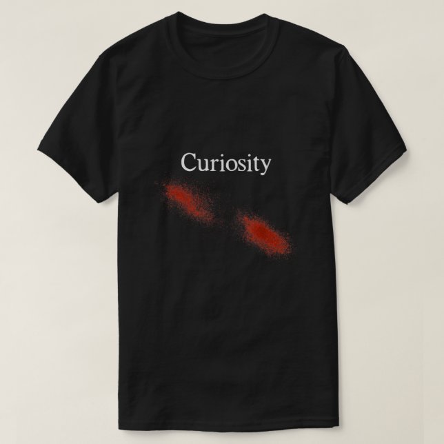 Curiosity dödade Cat Funny Halloween 2019-kostnade T Shirt (Design framsida)