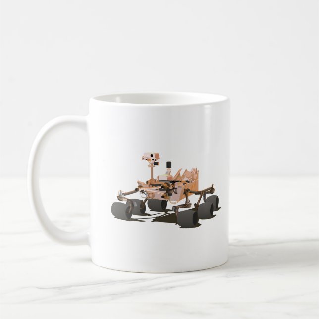 Curiosity Mars Rover Kaffemugg (Vänster)