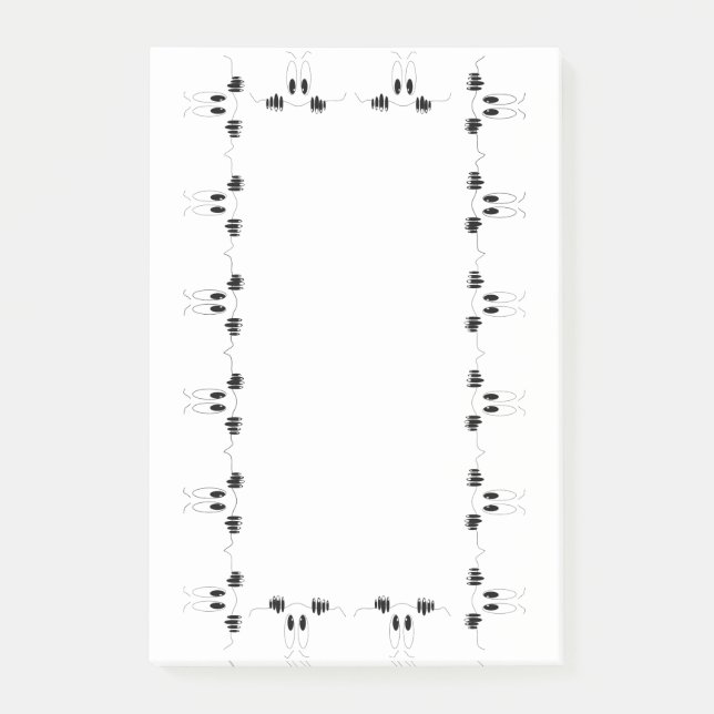 Curiosity Ögon Lycklig Smile Funny Post-it Block (Framsida)