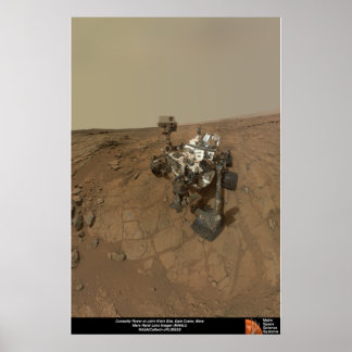 Curiosity Rover på John Klein Site Poster