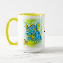 Curious Baby Dragon Mugg