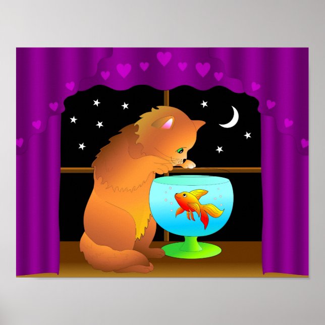 curious cat poster (Framsidan)