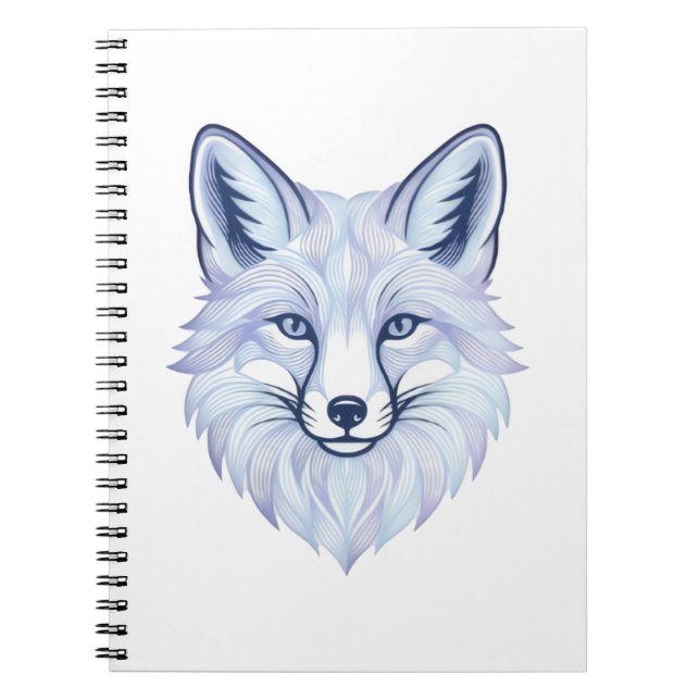 Curious Fox Notebook Anteckningsbok (Framsidan)