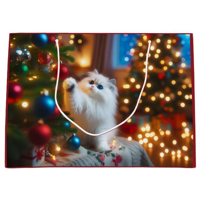 Curious Kitty Holiday Gift Bag (Framsidan)