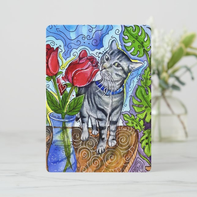 Curious Spirit Julkort (Stående Fram)