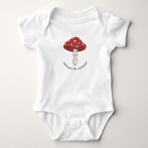 Curiouser & Curiouser Mushroom Baby Bodykostym T Shirt