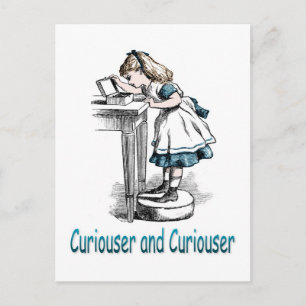 Curiouser och Curiouser Vykort