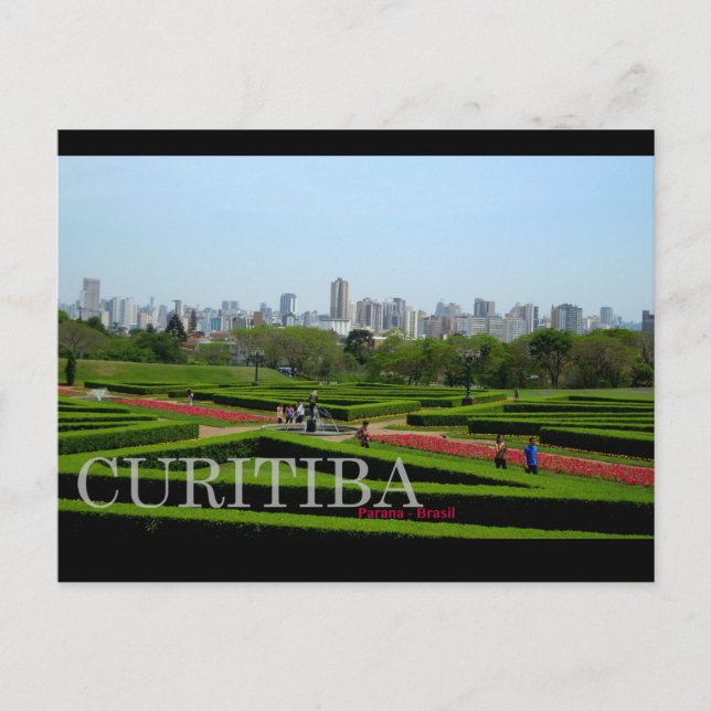 Curitiba Brasilien Vykort (Framsida)