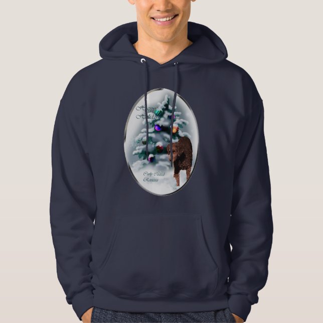 CurJackat Retriever-julklappar Sweatshirt (Framsida)