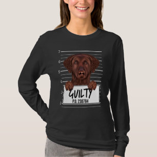 CurJackat Retriever Mugshot Guilty Hund T Shirt