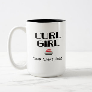 Curl Girl Curling Mugg