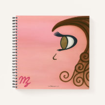 Curl Girl left notebook