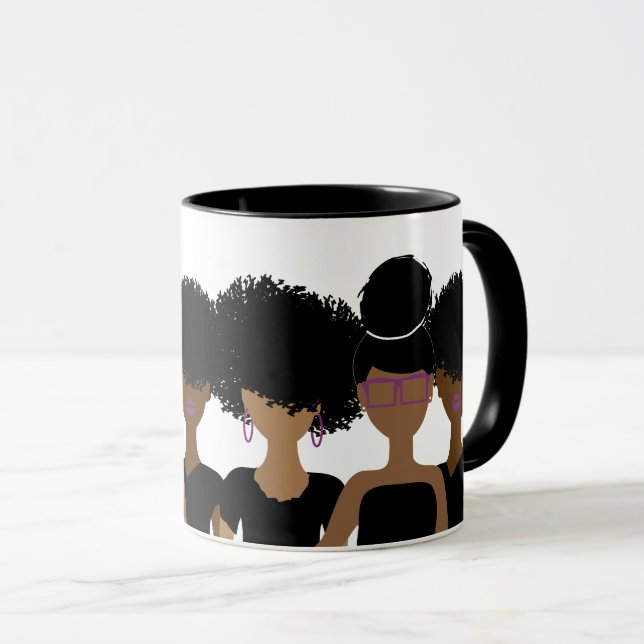Curl Girl Trio {Royalty} mugg (Framsida höger)