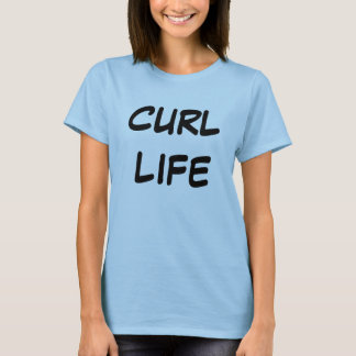 Curl Life Women's Bella+Canvas Flowy Circle Top T Shirt