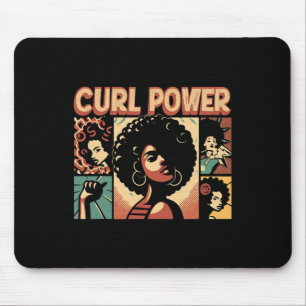 Curl Power Afro Hår Naturligt Hår Svart Historie M Musmatta