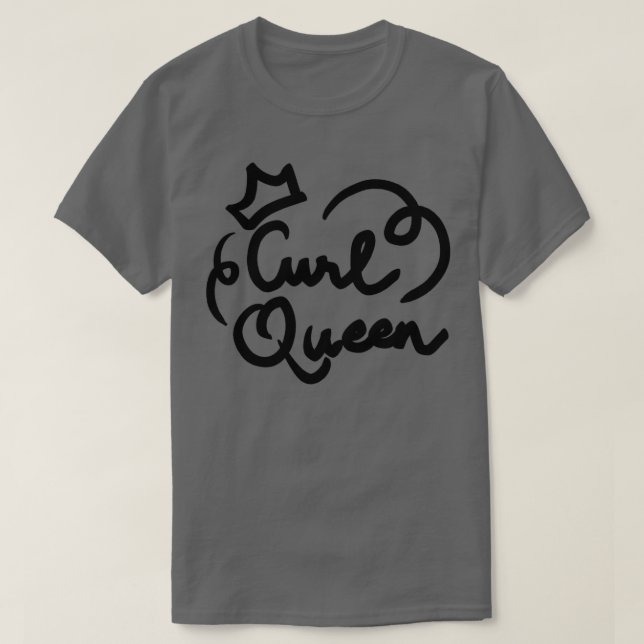 Curl Queen T Shirt (Design framsida)