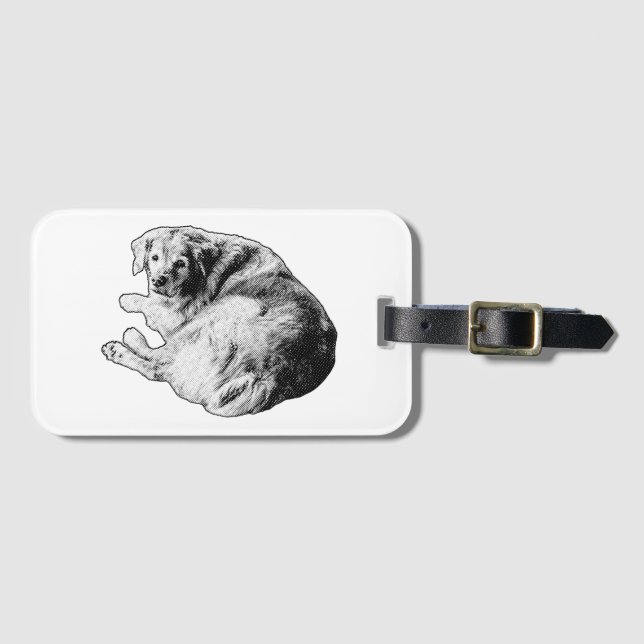 Curled Traveler, Calm Trip Bagagebricka (Framsida horisontal)