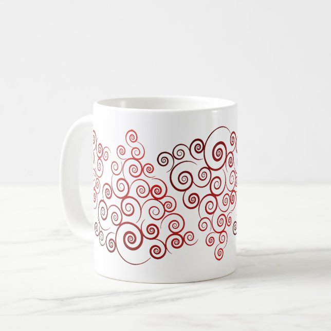 Curleque Julgran Kaffemugg (Framsida vänster)