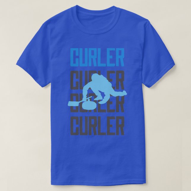 Curler T Shirt (Design framsida)