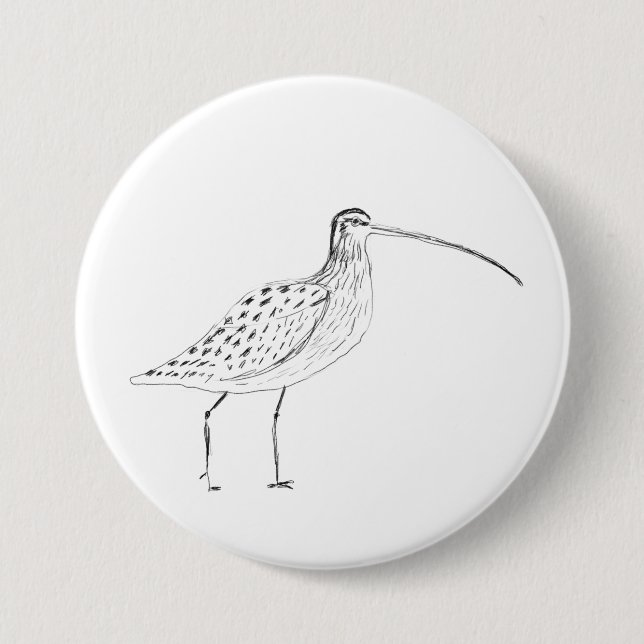 Curlew Badge Knapp (Framsida)
