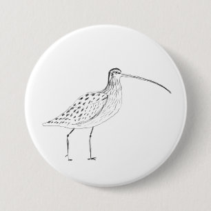 Curlew Badge Knapp