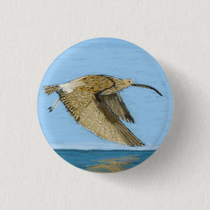 Curlew Badge Knapp
