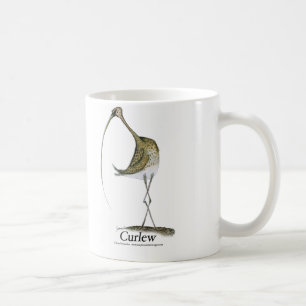 curlewfågel med ägget, tony fernandes kaffemugg