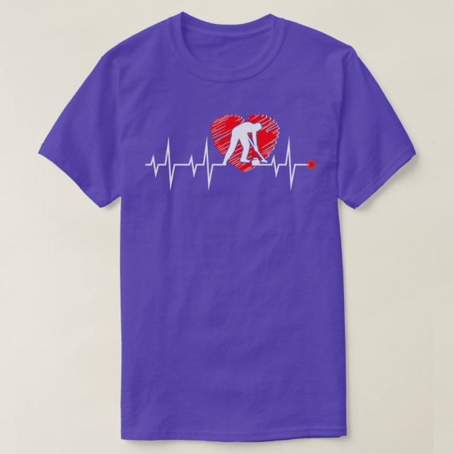 Curling är min hjärtslag t shirt (Design framsida)