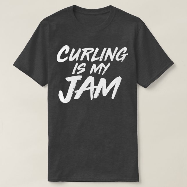 Curling är min Sylt 2 T Shirt (Design framsida)