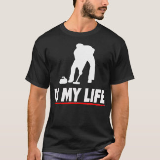 Curling är mitt liv t shirt