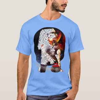 Curling astronaut 2 t shirt