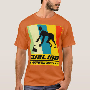 Curling Beijing Winter Games 2022 Sports T Shirt