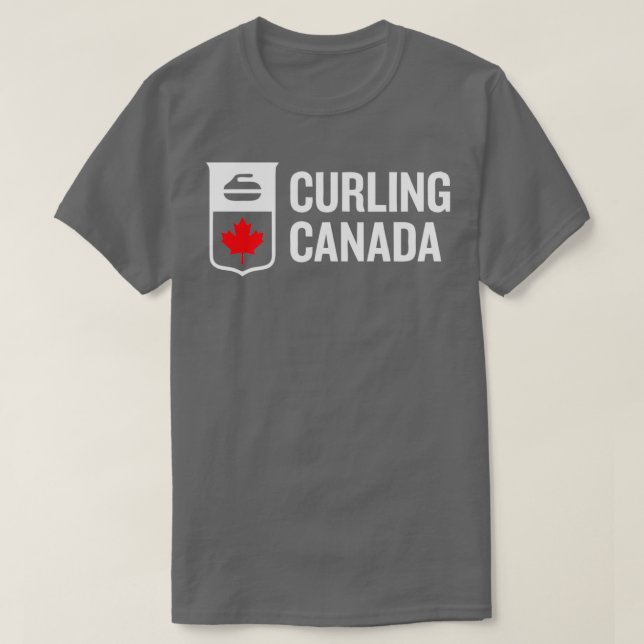 Curling Canada 4 T Shirt (Design framsida)