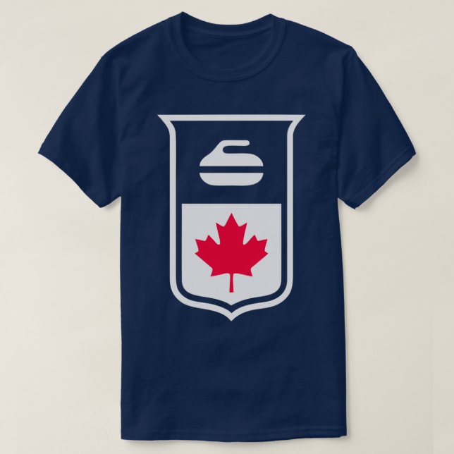 Curling Canada Classic TShirt T Shirt (Design framsida)