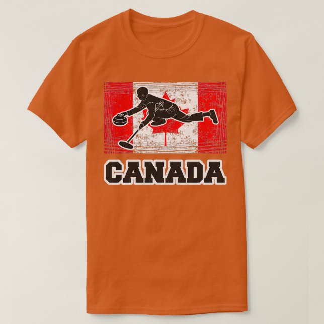 Curling Canada Essential TShirt Classic TShirt T Shirt (Design framsida)