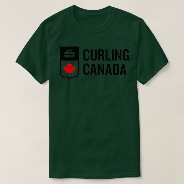 CURLING CANADA LOGOTYP T SHIRT (Design framsida)