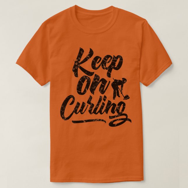Curling Curler 20 T Shirt (Design framsida)