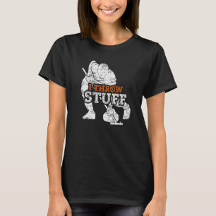 Curling Curler I Thaste Saker Ice Curling Distress T Shirt