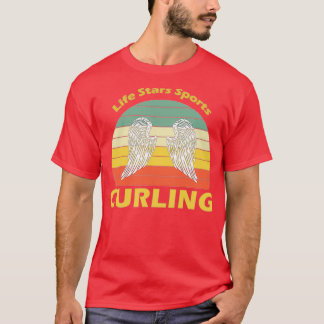 Curling Curling Sport T Shirt