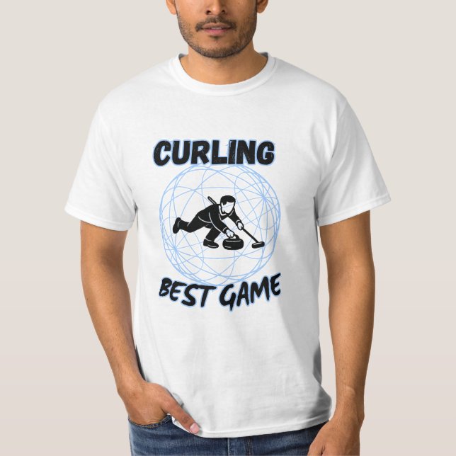 Curling-Design-for-Curling-Game-Players-best-game T Shirt (Framsida)