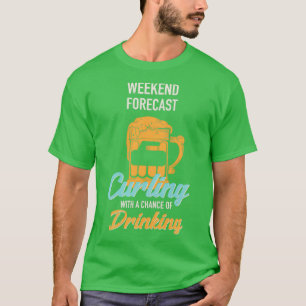 Curling Game Winter Ice Sport Player Funny Curler T Shirt