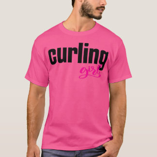 Curling Girl Winter Sports 2 T Shirt