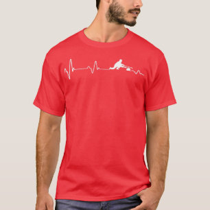 Curling Heartslag Ekg Pulse Curl Stone Idea 2 T Shirt
